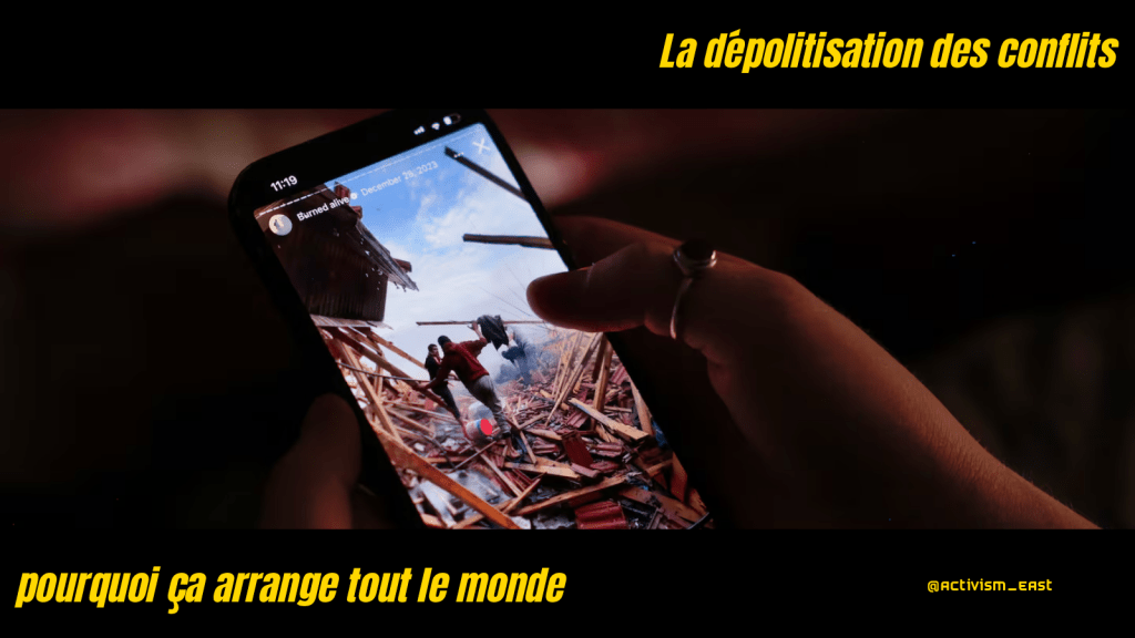 La dépolitisation des conflits : pourquoi ça arrange tout le monde